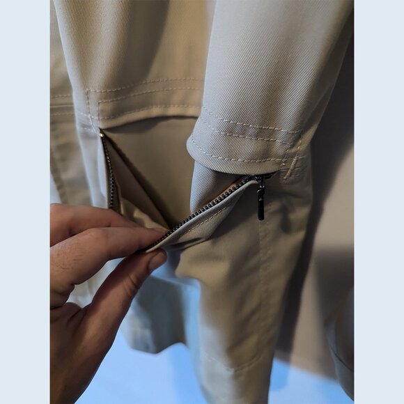 TOMBOLINI - Beige gabardine coat - Sz 50 - Picture 5 of 10